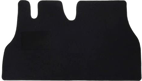 Fußmatten passend für VW T4 Typ 70, 7D 3-Sitzer Automatikgetriebe (Baujahr 1990-2003), Hit schwarz | 1-TLG | Umrandung rot