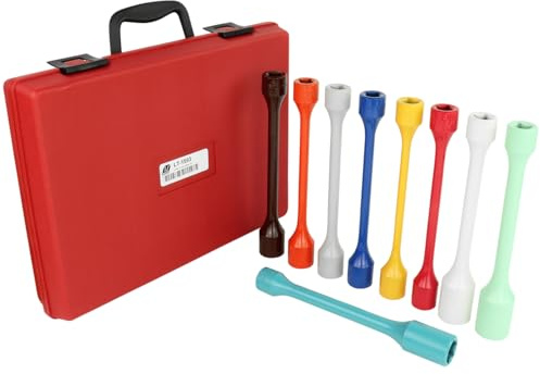 LTI TOOLS Wheel Torque Master Kit 9-Piece Torque Kit in a Custom Wall Mountable Case LT1593 | Includes Sockets