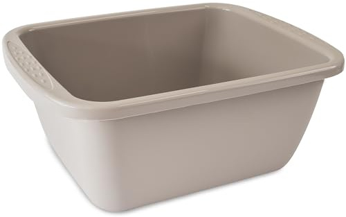 Schüssel 17L rechteckig 45x35x18cm Braun Universal Kunststoff Fußbad Pflege
