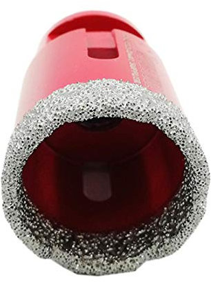 SHDIATOOL Diamond Core Drill Bits - 35MM with M14 thread Tile Hole Saws for Dry Drilling Porcelain Ceramic Tile Granite Marble Stone Vacuum Brazed Diamond Drill Bit