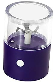 Llzzy Multifunction Electric Herb Grinder Tobacco Crusher USB Rechargeable Grass Grinders Smoking Accessories Household Kitchen Tools (Purple)