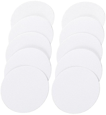 FELTECHELECTR 10 Stück Anti Rutsch Aufkleber Badewanne Peva 10cm Selbstklebend Rutschhemmend für Badezimmer