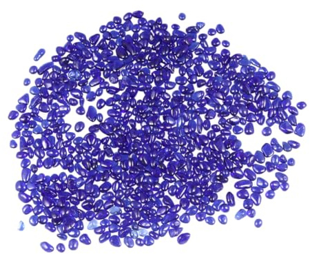 DOITOOL 500g Gravier Pour Aquarium Décoration Cristaux De Style Bleu Foncé Pour Maison Et Boutique