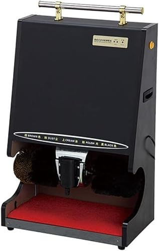 AUOTR Lucidascarpe Elettrico, Macchina lustrascarpe elettrica Lucidatrice Automatica for lustrascarpe Macchina Automatica for la Pulizia delle Scarpe a induzione Orizzontale(Style 10)