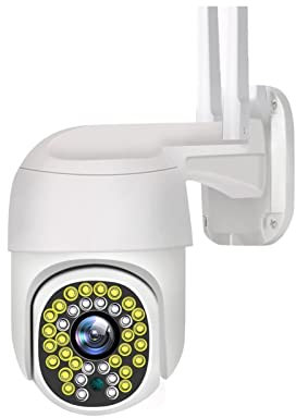 Telecamere di sicurezza solare Wi-Fi PTZ IP. Telecamera P2P. Visione notturna a colori di sorveglianza audio a due vie con SIM 6 4G SD. Carta Con visione notturna(1080P Camera)