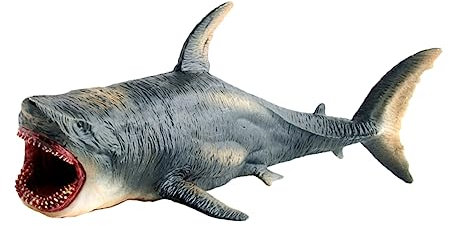 JOINPAYA Lebensechte Große Hai Modellspielzeug Aus Kunststoff Weiches Gefülltes Weißes Hai-simulationsspielzeug Für Junge Mädchen Pädagogisches Meerestier-plüschtier Kreatives Tiermodell Fü