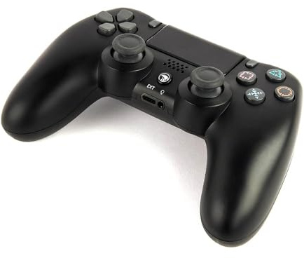 Gembird Gamepad JPD-PS4BT-02 con Vibrazione - per Playstation 4 PS4 E PC - Wireless - Nero