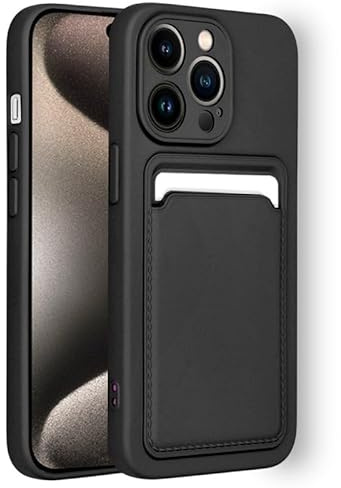Cool Cover Card per iPhone 15 Pro MAX Nero