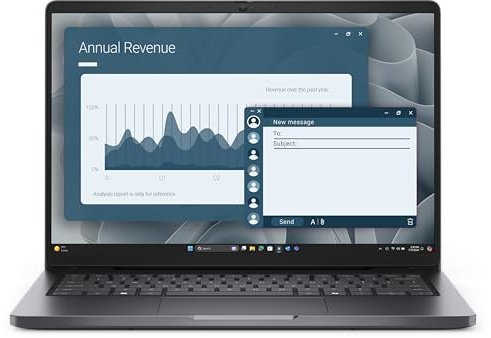 Dell Pro 14 PC14255 - PC Portable IA 14 FHD+ 1920x1200 IPS Antireflet - AMD Ryzen 5 220-16 Go DDR5-512 Go SSD NVMe - AMD Radeon 740M - Windows 11 Pro