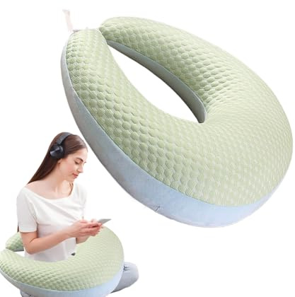 Genérico Cojín, Almohada Trasera Ergonómica, Cojín Sentado En La Cama, Cubierta Lavable Extraíble, Alineación Espinal, 60 Cm, para El Hogar, El Sofá, El Piso, El Juego O El Uso