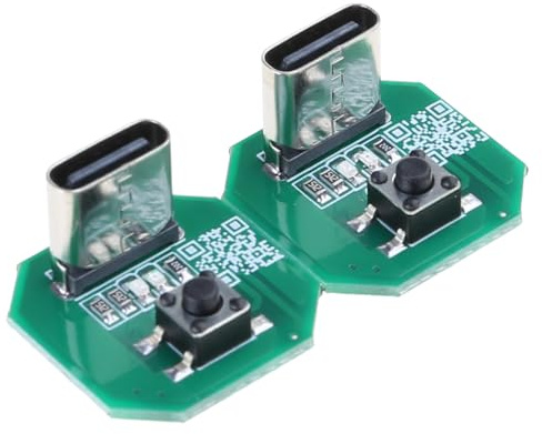 jebyltd Kompaktleuchter Treiberplatine Typ C LED Treiberplatine Für Taschenlampen Mit Überladungsschutz 3.7-4.2V Eingangsdiy Taschenlampenschaltung