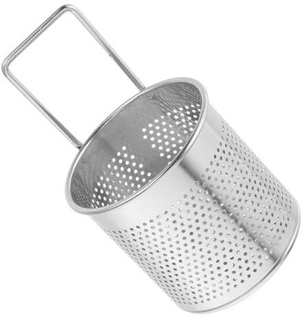 Cabilock Passoire Acier Inoxydable avec Poignée Longue Panier à Mailles Fines pour Cuisson et Égouttage de Pâtes Nouilles Légumes Adaptée pour Fondue et Hot Pot