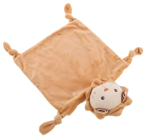 MOLUCKFU Schmusetuch Löwe Weiches Kuscheltuch für Neugeborene und Kleinkinder Jahre Sanftes Schnuffeltuch Beruhigungstuch Waschbar Sicher und Hautfreundlich