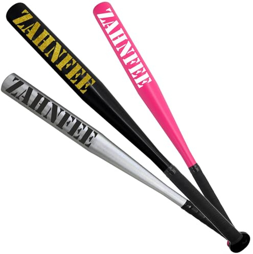 Baseballschläger Zahnfee aus Aluminium I Länge 65 cm Alu | 26 Zoll Schläger mit einem Gewicht von 520 Gramm und einem Rutschfestem Griff I Lustiges Geschenk für Männer und Frauen