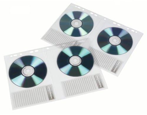 Hama CD ROM Ordnerhüllen DIN A4 für 20 CD-ROMs