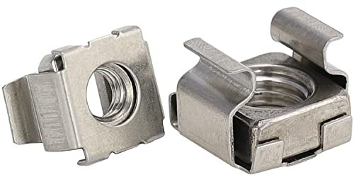 OPIOL QUALITY® Käfigmuttern M8 für Blechstärke 1,8-3,2 mm Edelstahl A2 V2A (30 Stück) Vierkant Käfigmutter Muttern Kastenmutter Einsteckmutter Unterlegscheiben