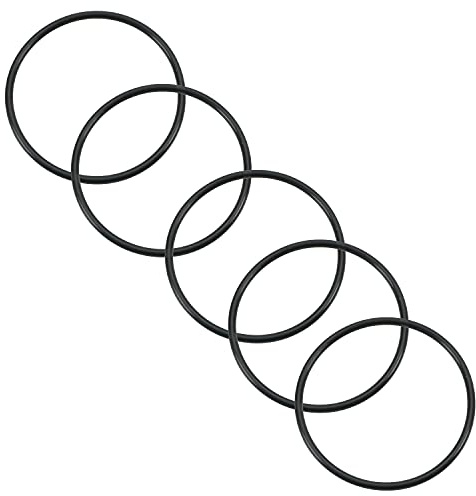 Othmro 5pcs Nitrile Rubber O-Rings, Seal Rubber Washers O Ring, 70mm OD 64mm ID 3mm Width, Metric Buna-N Sealing Gasket Rings
