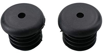 AB Tools Handlebar Tube Plastic End Plug Black19mm Push Bung Bar Caps Bike Cycle