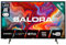 SALORA Smart24TV - TV Smart Android da 24 pollici HD, Tuner DVB-T2/S2 HEVC 10, Bluetooth, WiFi, Televisione Nero, Tv 24 pollici smart tv
