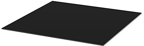 Aluverbundplatte DIBOND Zuschnitt in der Farbe Schwarz matt - Aluminium Platte Aluplatte (3 mm, 400 x 400 mm) - nach Maß/Wunschmaß möglich