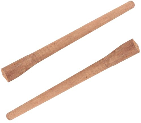 Housoutil 2pcs Ax Handle Axe Handles Wood Handle Wood Working Hatchet Handle Wood Replacement Handle Wooden Hatchet Handle Replacement Wood Axe Handle Hatchet Handle Replacement