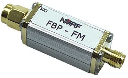 Mllepjdh Bandpass Filter FBP FM Broadcast Special Low-Pass 88-108 MHz Small Testing SMA Interface SMA-F SMA-M FM Broadcast Band Pass Filter