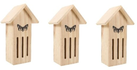 Supvox 3stücke -schmetterlingshaus Für Garten Natürlicher Lebensraum Für Schmetterlinge Wetterfest Einladend Und Dekorativ Für Outdoor-nutzung