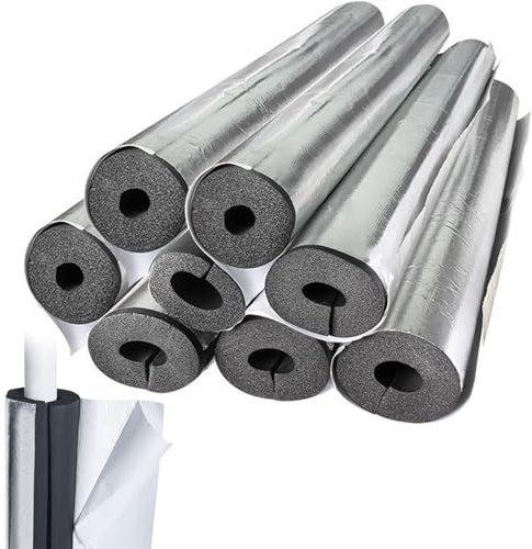 Pipe Lagging, Antifreeze Pipe Insulation, ID 22-219mm, Thickness 30mm, Length 95cm, Anti -freezing/insulation/flame Retardant, Foam Hose Foam Pipe Covers for Indoor and Outdoor Pipe(ID 27mm （1-1/10）×