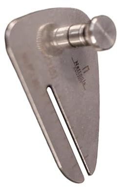 Yianyal Placa de Ayuda de perforación para Costura de Cuero, Herramienta de Ayuda para Costura de Cuero | Placa de perforación de Ayuda para Costura de Cuero - Cincel para Cordones de Acero