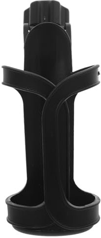 Baluue Soporte Botella Agua Silla Ruedas Portavasos Rápido Desmontaje Para Bicicleta Scooter Cochecito y Compatible Con Botellas Cilíndricas Accesorios Sillas Ruedas Negra