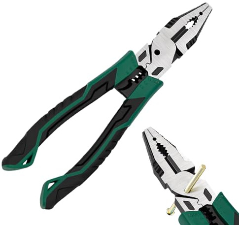 Alicates de corte de alambre, alicates de corte manual | Pinzas de cableado versátiles para electricistas y agentes de mantenimiento