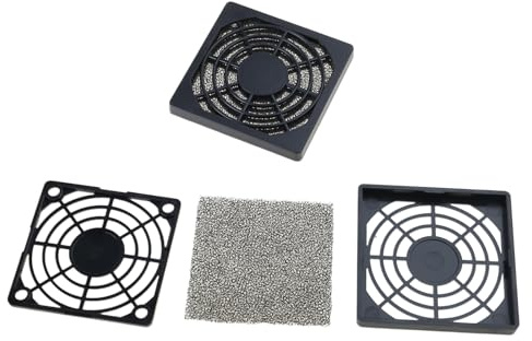 Yjcnelcr 4 5 6 7 8 9 12 15cm Fan Filter Covers USB Cooling Ventilator Grills for Computer Case