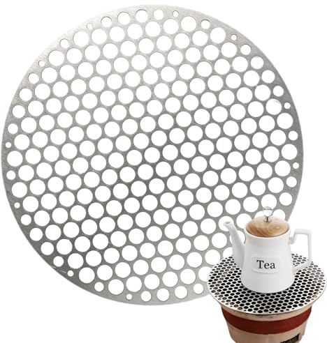 Grill Grates Replacement - Stainless Steel Round BBQ Grill Grate | Cooking Replacement, Cooling Barbecue Rack, Outdoor Accessories for Outdoor Camping