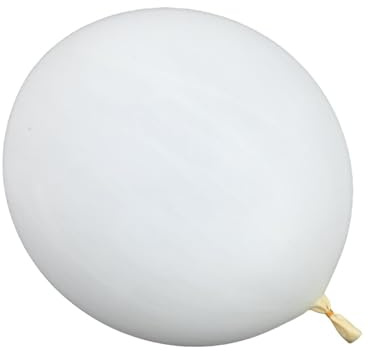Toyvian Palloncino Strumento Stabile e Affidabile Meteorologico in Lattice Gigante Bianco da 72 Pollici per Monitoraggio Meteo ad Alta Quota per Progetti di Ricerca Scientifica