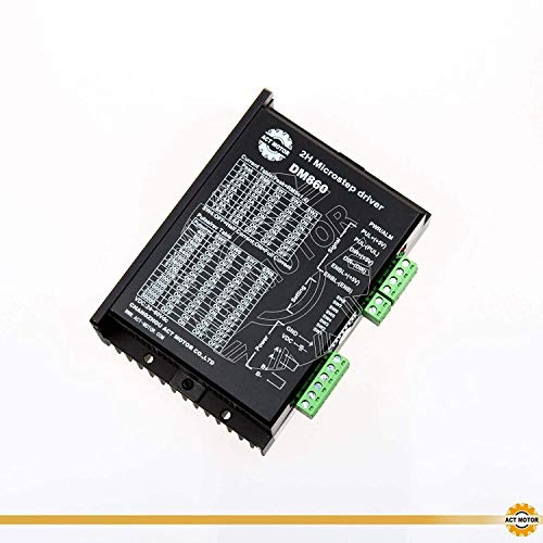 ACT MOTOR GmbH 1PC Stepper Motor Driver DM860 7.8A 24-80V Nema34 CNC