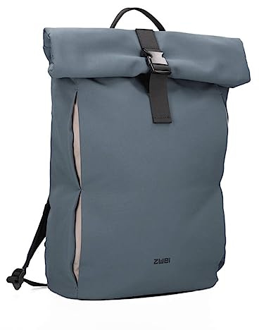 Zwei Unisex Rolltop-Rucksack Toni TOR250 Tagesrucksack 13/15 Liter wasserabweisendes leichtes Nylon, Volumen erweiterbar, gepolstertes Laptopfach, Getränke-Halter, ideal für Uni, Freizeit & Sport