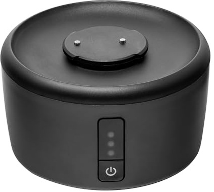 HOT KUP Batterie - Akku für selbstheizende Thermo- und Reisetasse - Mobiler Sockel mit Drehverriegelung, LED-Licht und Einschaltknopf - Wiederaufladbar
