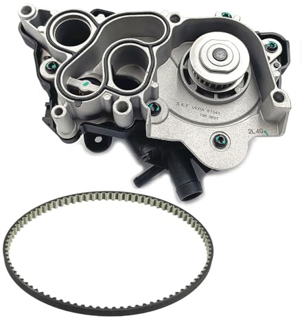 SKF Motorkühlwasserpumpe mit Riemen mit Dichtungen VKPA 81341 Höhe 190 mm Länge 250 mm Breite 183 mm - OE-Qualität | Vkpa 81341 passend für A1 A3 A4 A5 Q2 Q3 F