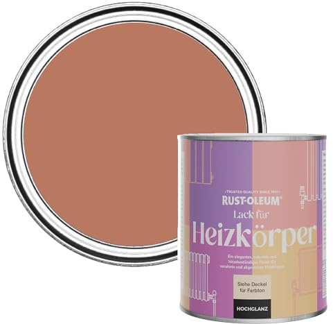 Rust-Oleum Red Heat Resistant Radiator Paint in Gloss Finish - Siena 750ml