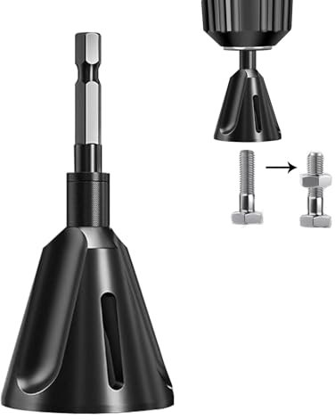 Entgratungswerkzeug für externe Fasen, Fasen-Bit, Bolzengewinde-Reparaturwerkzeug, alle Gewinde-Entgratungswerkzeug für 3 mm-25 mm Metall, Stange, Rohr, Schraube, Dübel, Blech, Rohr, PVC