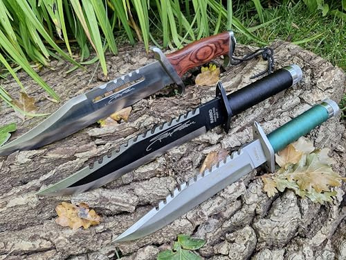 Jagdmesser Rambomesser Set -Rambo 1 / 2 / 3 Komplettset Signature Edition