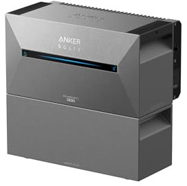 Anker SOLIX Balkonkraftwerk mit Speicher, Solarbank 2 E1600 Pro (1600Wh) mit BP1600 Akku (1600Wh), 4 MPPT, All-in-One Stromspeicher mit Mikroinverter, 6000 Ladezyklen, 3,2kWh Kapazität, Plug&Play