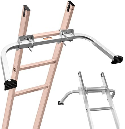 VEVOR Ladder Stabilizer, Extension Standoff, Heavy Duty Wing Span/Wall Ladder Accessories for Roof Gutter, Easy to Use & Wide Adaptability & Anti-slip Rubber Feet, 330 lbs Weight Rating