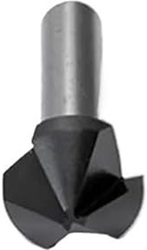 1 pz punta da trapano svasatore in cobalto 6.3-40mm 3 flauti 90 gradi sbavatura smusso taglierina for ferro alluminio acciaio inossidabile metallo(M35 TiALN,6.3mm)