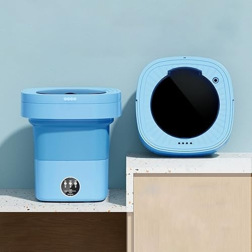 Lave-linge portable compact de 9 L, 60 W, haute puissance, 350 tr/min, pour camping, voyages, camping-cars et véhicules autonomes.
