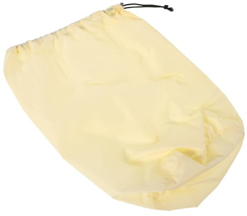 Toddmomy Bolsa para Guardar Chaquetas de Plumas Cierre de Cordón Ligera y Compacta Tamaño 165 CM Diámetro X 33 CM Alto Color Beige Adecuado para Viajes Camping y Organización de Ropa