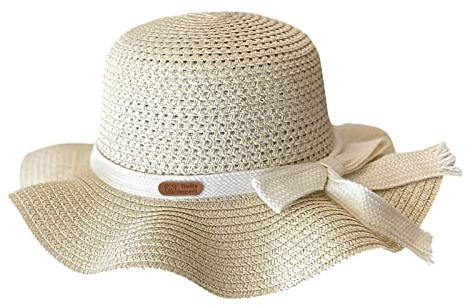 Casquette pour garçon et enfant - Chapeau de soleil - Chapeau d'été - Chapeau de paille tressé - Chapeau de plage - Chapeau de pêcheur