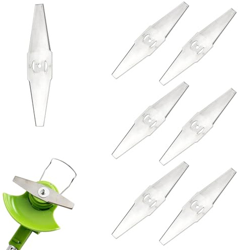 9 Pezzi Lama Decespugliatore 150mm (6 Pollici), Lama Tagliaerba in Acciaio, Lame di Ricambio per Decespugliatore a Batteria, Disco per Decespugliatore per Rovi e Prato, Accessori per Giardinaggio