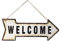 DiiliHiiri Cartello in lamiera di benvenuto — 40 x 15 cm Originale Poster Retro American Retro Sign Company per Bar Pub Caffetteria Garage e Officina Decorazione Targa Vintage anni 50 (9543-1) WO