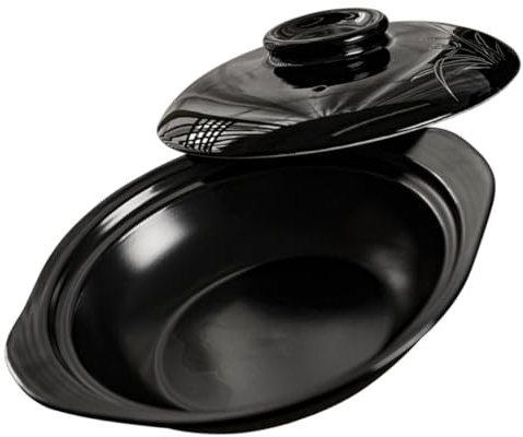 OKUMEYR Olla de Barro Comercial Resistente a Altas Temperaturas Olla de Barro para Estufa de o de Cerámica s de Terracota Grandes de o Saludable para Cocinar Profunda de 0 4 L